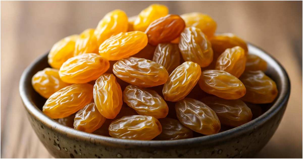 বাটিতে রাখা কিসমিসের এআই নির্মিত চিত্র। ছবি: গ্রোক